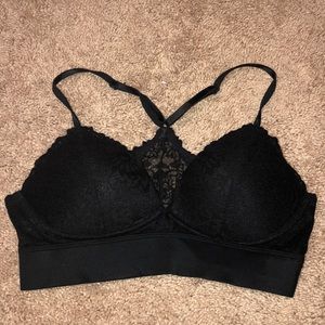 VS PINK lightly lined lace bralette